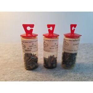W.W. Cross Wire Carpet Tacks #8  3 Tubes‎ 6.4 Ounces Total Made In USA